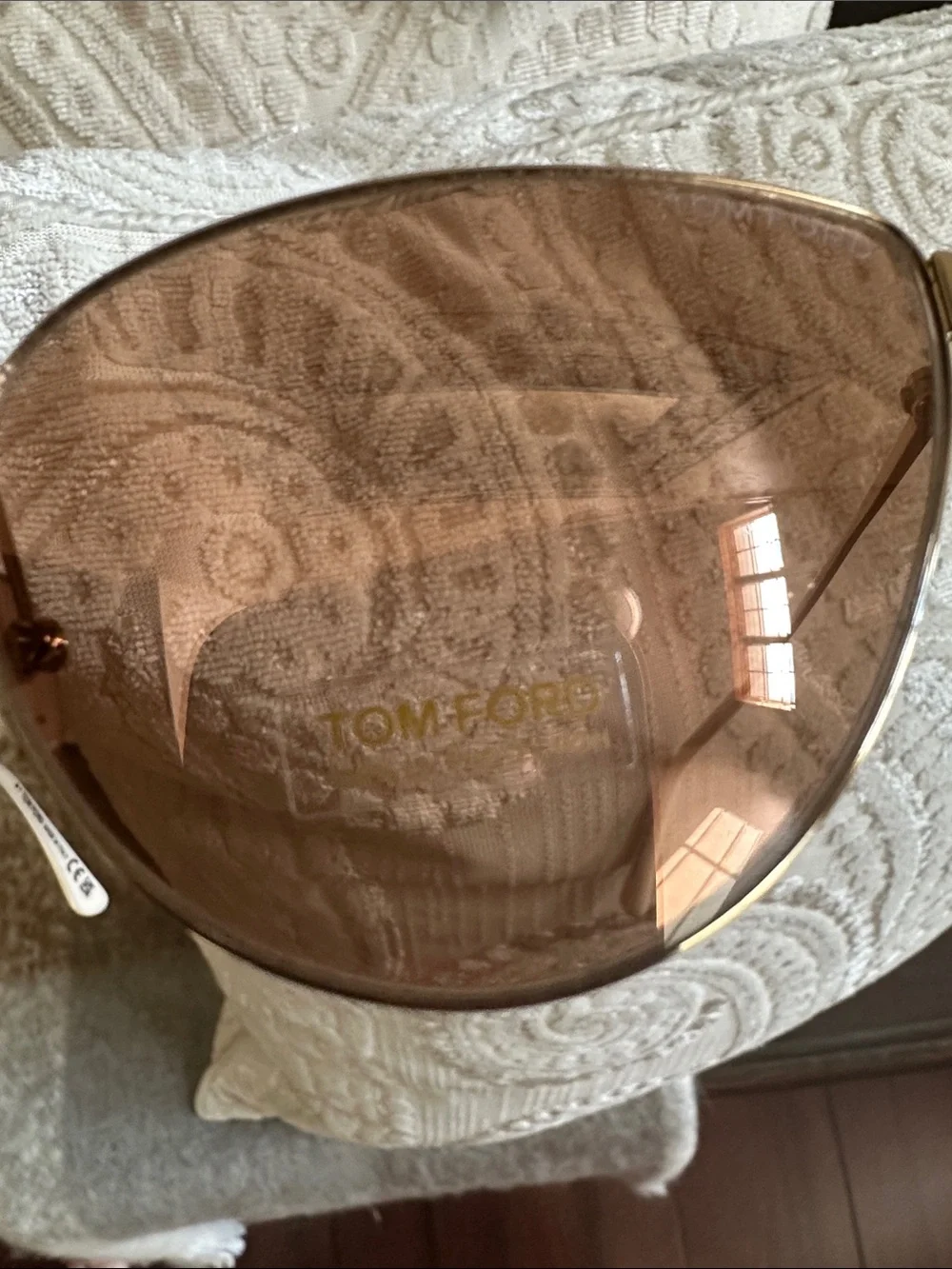 Tom Ford Rose Gold Cat Eye Sunglasses-NWOT